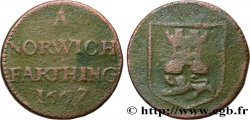 BRITISH TOKENS OR JETTONS Farthing - Norwich 1667 