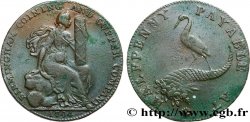 ROYAUME-UNI (TOKENS) 1/2 Penny Birmingham (Warwickshire)  1794 