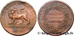 REINO UNIDO (TOKENS) 1 Penny British Copper Company - Walthamston (Essex) 1812 