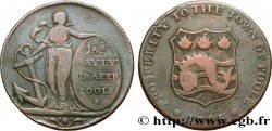 REINO UNIDO (TOKENS) 1/2 Penny Poole (Dorsetshire) 1795 
