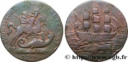 BRITISH TOKENS OR JETTONS 1/2 Penny Portsea (Hampshire) 1796 