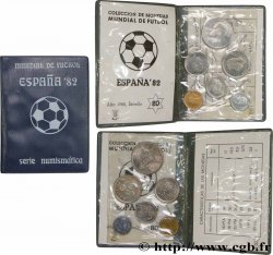 ESPAÑA Série FDC coupe du Monde de Football 1982 1980 