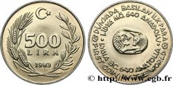 TÜRKEI 500 Lira - Lydia : First coin of the world 1983 Istanbul VZ 