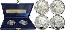 VATICAN AND PAPAL STATES Coffret (Proof) 2 monnaies - Jean-Paul II / Jérusalem / Rome 2000 Rome