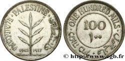PALESTINA 100 Mils 1942  q.SPL 
