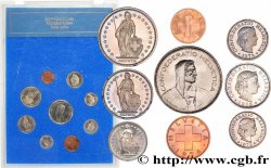 SUISSE Série 9 Monnaies 1974 