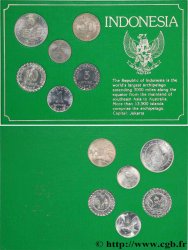 INDONÉSIE Série de 6 Monnaies  1970 - 1979 Karawang - Indonésie