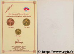 NÉPAL Série de 3 monnaies - Visite Népal 1997 Katmandou - Népal