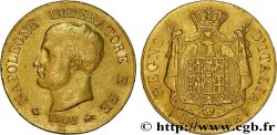 ITALIE - ROYAUME D ITALIE - NAPOLÉON Ier 40 Lire 1808 Milan
