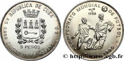 KUBA 5 Pesos Coupe du Monde de football Italie 1990 1988 La Havane