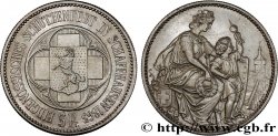 SVIZZERA  5 Francs Tir de Schaffhouse (Schaffhaussen) 1865 