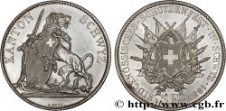 SWITZERLAND - CONFEDERATION OF HELVETIA - CANTON OF SCHWYZ 5 Franken 1867 