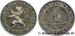 BELGIQUE 5 Centiemen (Centimes) légende flamande 1895  TTB 