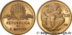 SAN MARINO 5 Scudi  1981 Rome MS 