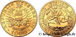 AUTRICHE 1000 Schilling or, millénaire de la Maison de Babenberg 1976 Vienne