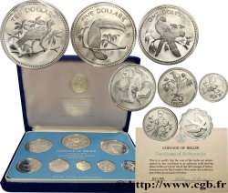 BELICE Série Proof 8 monnaies emblèmes / oiseaux 1975 Franklin Mint