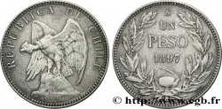 CHILI 1 Peso condor 1897 Santiago
