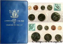 NOUVELLE-ZÉLANDE Série 7 monnaies 1969 