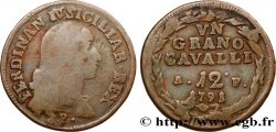 ITALY - KINGDOM OF THE TWO SICILIES 1 Grano da 12 Cavalli Ferdinand IV 1791 