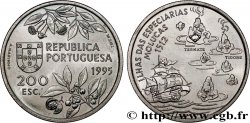 PORTOGALLO 200 Escudos découverte des îles Moluques 1995 