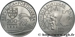 PORTUGAL 200 Escudos Christophe Colomb 1991 