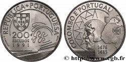 PORTUGAL 200 Escudos Christophe Colomb 1991 