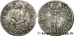 AUSTRIA - TYROL 3 Kreuzer Sigismond François 1665 Hall