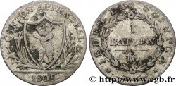 SUISSE - CONFÉDÉRATION HELVÉTIQUE - CANTON D&nbsp;APPENZELL 1 Batzen 1808 