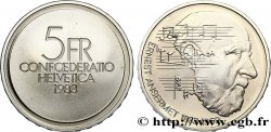 SUISSE 5 Francs Proof 100e anniversaire de la naissance du chef d’orchestre Ernest Ansermet Proof 1983 Berne