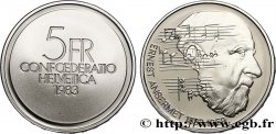 SUISSE 5 Francs Proof 100e anniversaire de la naissance du chef d’orchestre Ernest Ansermet Proof 1983 Berne
