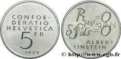 SUIZA 5 Francs Proof centenaire de la naissance d’Albert Einstein 1979 Berne 