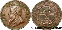 SOUTH AFRICA 1 Penny président Kruger 1892 