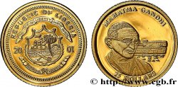 LIBERIA 25 Dollars Proof Gandhi 2001 