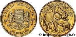 SOMALIA 20 Shillings Proof Éléphant 2007 