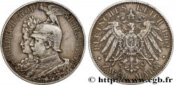 ALLEMAGNE - PRUSSE 2 Mark Guillaume II 200e anniversaire de la Prusse 1901 Berlin