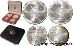 CANADA Coffret 4 Monnaies Jeux Olympiques Montréal 1976 série V 1975  MS 