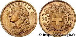 SWITZERLAND 20 Francs “Vreneli” 1899 Berne