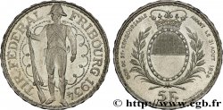 SVIZZERA  5 Francs, monnaie de Tir, Fribourg 1934 Le Locle SPL 