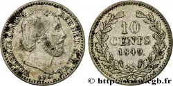 NIEDERLANDE 10 Cents Guillaume III 1849 Utrecht