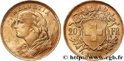 INVESTMENT GOLD 20 Francs  Vreneli   1935 Berne