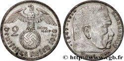 ALEMANIA 2 Reichsmark Maréchal Paul von Hindenburg 1938 Vienne