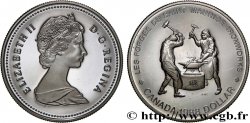 CANADA 1 Dollar Elisabeth II / Forges du Saint-Maurice 1988 