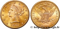 ÉTATS-UNIS D&nbsp;AMÉRIQUE 10 Dollars or &nbsp;Liberty&nbsp; 1901 San Francisco MBC 