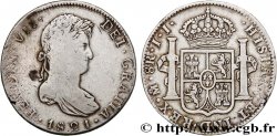 MEXIQUE 8 Reales Ferdinand VII 1821 Mexico TB+/TTB 