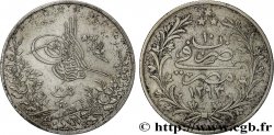 EGYPT 20 Qirsh Abdul Hamid II an 10 AH 1293 1885 Misr