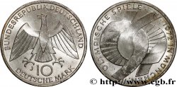 GERMANY 10 Mark Proof XXe J.O. Munich - L’idéal Olympique 1972 Hambourg - J AU 
