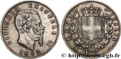 ITALIE - ROYAUME D ITALIE - VICTOR-EMMANUEL II 5 Lire 1862 Naples