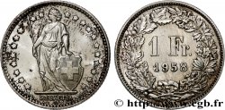 SCHWEIZ 1 Franc Helvetia 1958 Berne