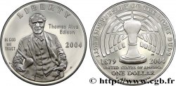 STATI UNITI D AMERICA 1 Dollar Proof Thomas Edison 2004 Philadelphie