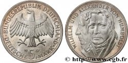 GERMANY 5 Mark Proof Wilhelm und Alexander von Humbolt 1967 Stuttgart - F